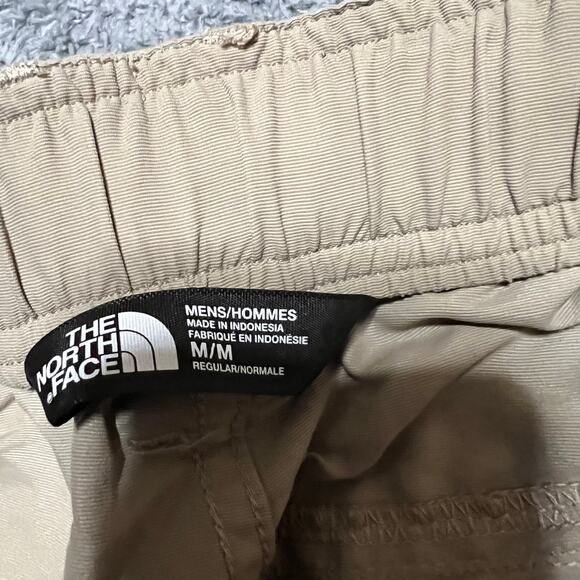 North Face Convertible Pants Mens Medium Zip Off Hiking Outdoor Nylon Belted - Picture 8 of 12